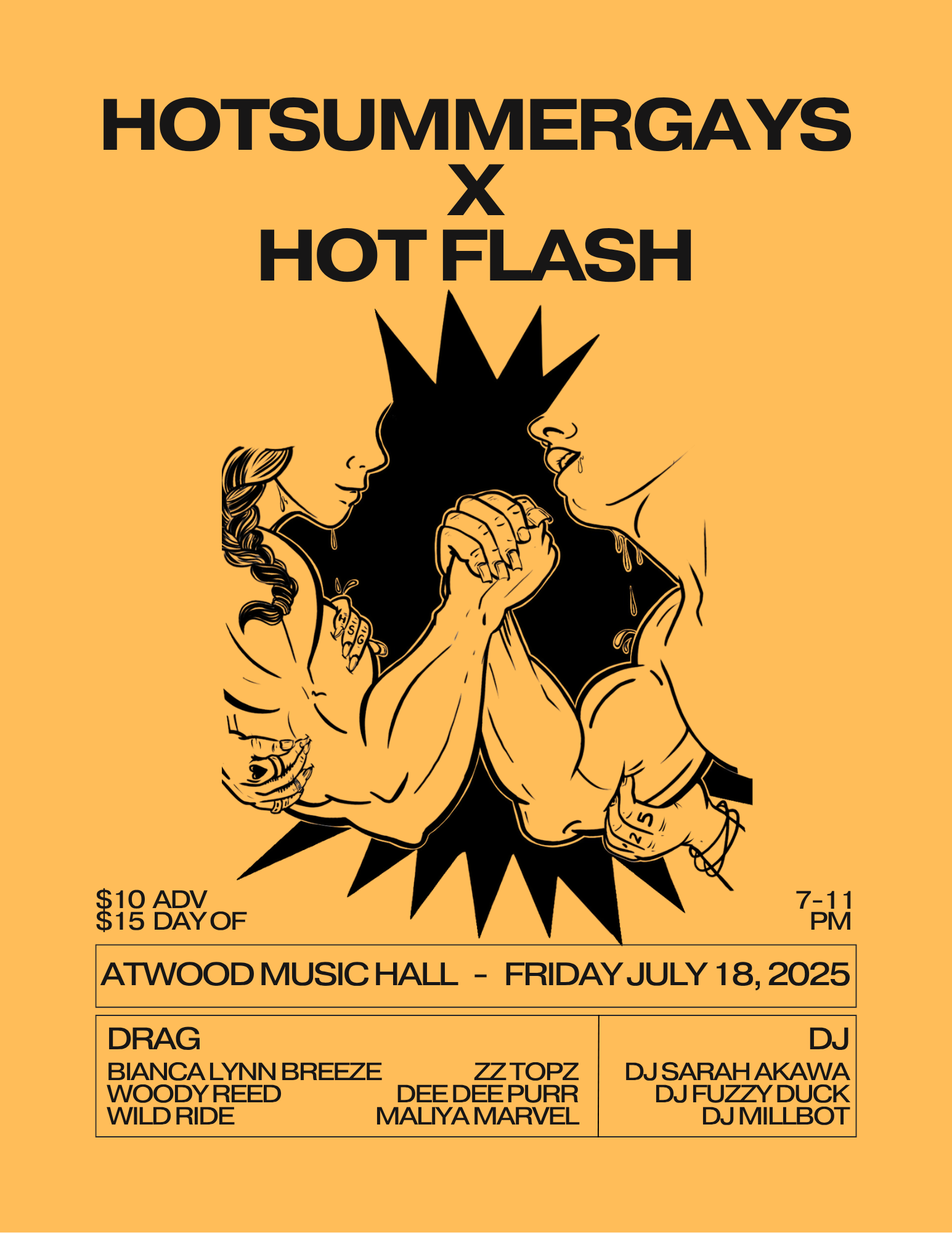 Hot Summer Gays x Hot Flash — Atwood Music Hall